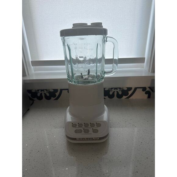 KitchenAid Other - Vintage KitchenAid Ultra Power BlenderWhite 5-Speed 40oz Glass PitcherKSB5WH